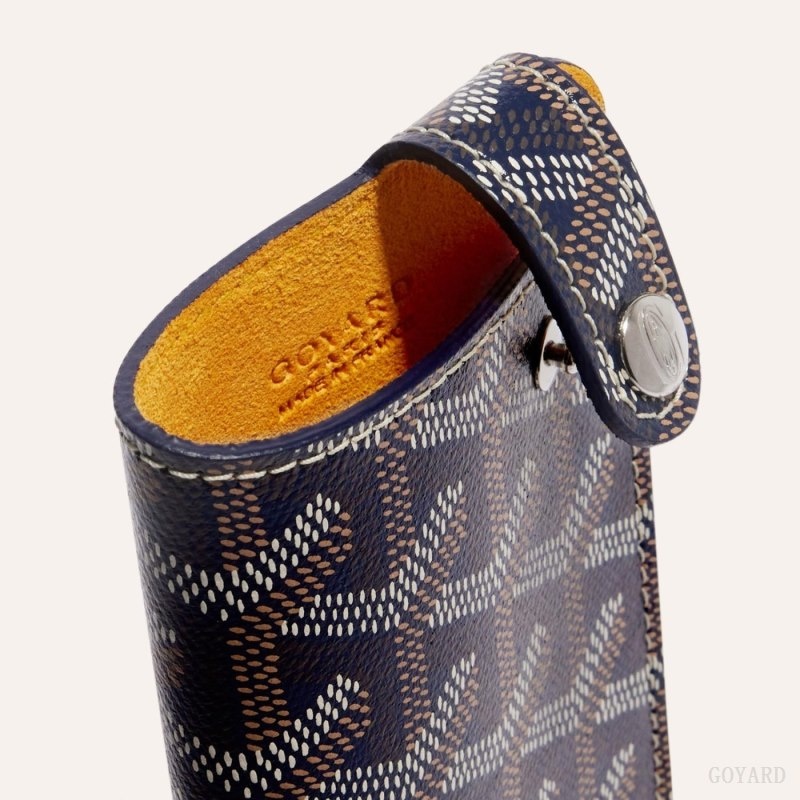 Goyard MONTMARTRE PM GLASSES CASE Mørkeblå Blå | ETVZ2211