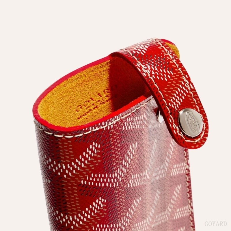 Goyard MONTMARTRE PM GLASSES CASE Rød | TZRV1980