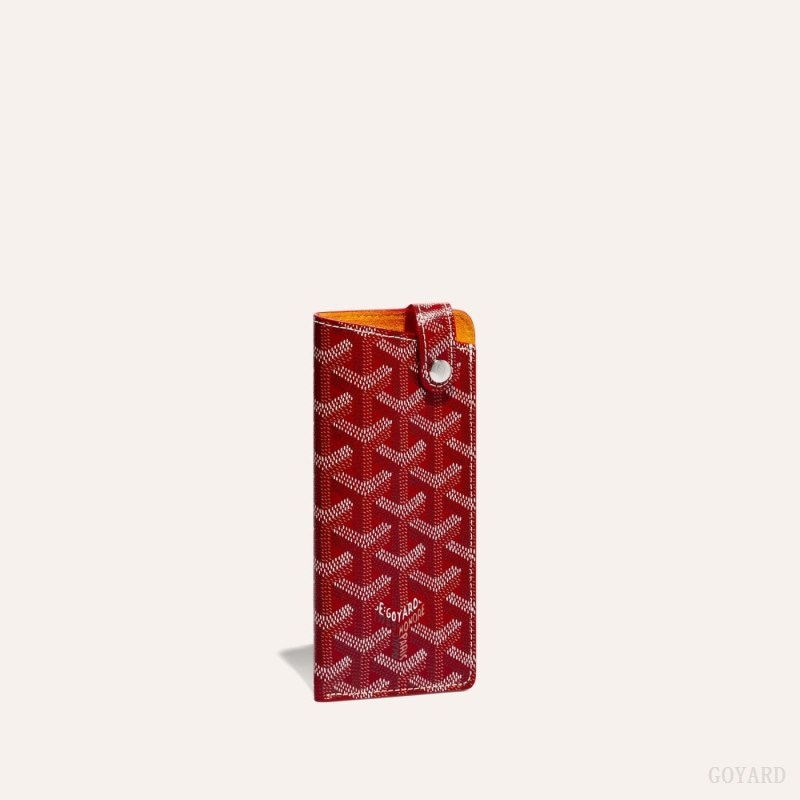 Goyard MONTMARTRE PM GLASSES CASE Rød | TZRV1980