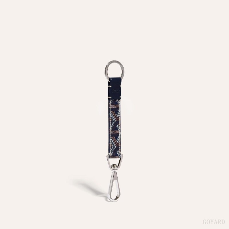 Goyard MOUSQUETON KEY RING Mørkeblå Blå | BGOR0164