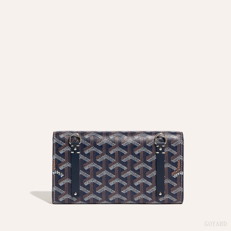 Goyard Monte-Carlo Mini Case Mørkeblå Blå | YEQX6869