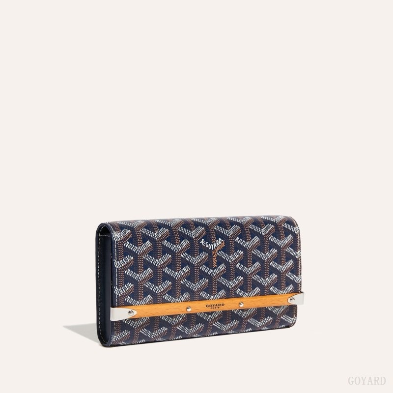 Goyard Monte-Carlo Mini Case Mørkeblå Blå | YEQX6869