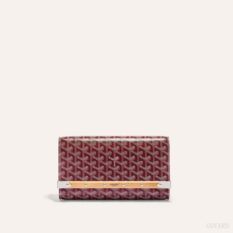 Goyard Monte-Carlo PM Clutch Bordeaux | NQTI1184