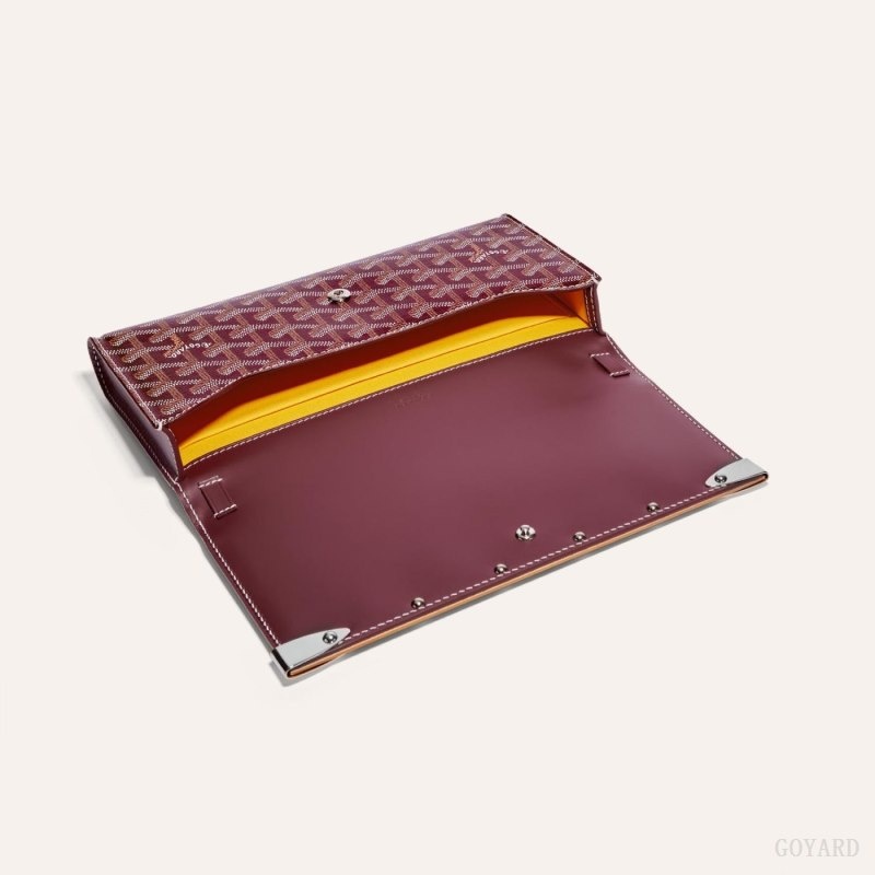 Goyard Monte-Carlo PM Clutch Bordeaux | NQTI1184