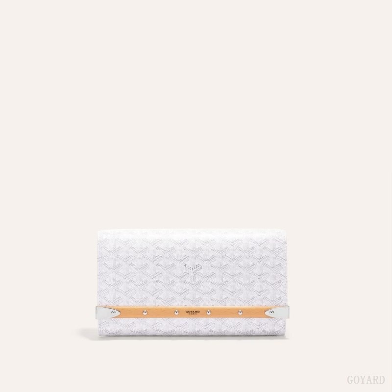 Goyard Monte-Carlo PM Clutch Hvide | JXOY0367