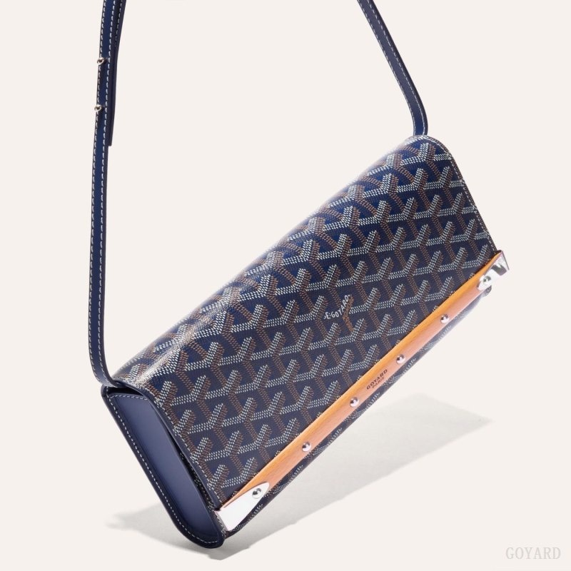 Goyard Monte-Carlo PM Clutch Mørkeblå Blå | HDHY6081