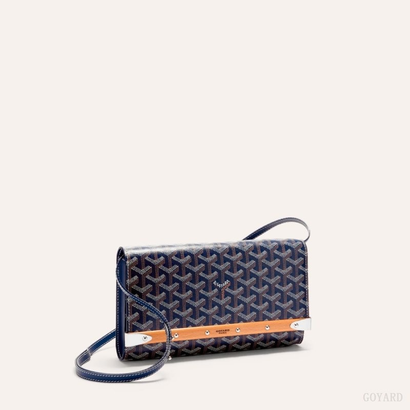 Goyard Monte-Carlo PM Clutch Mørkeblå Blå | HDHY6081