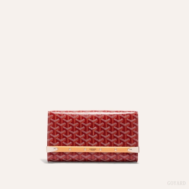 Goyard Monte-Carlo PM Clutch Rød | QBGO6318