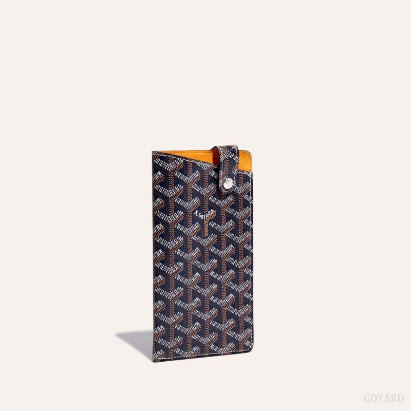 Goyard Montmartre GM Case Mørkeblå Blå | ZIJN8067