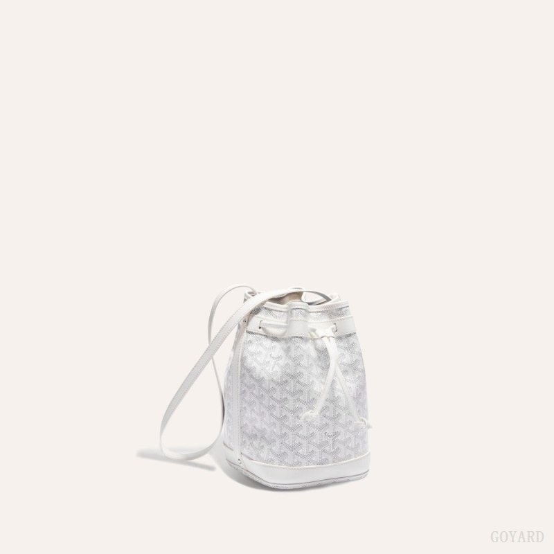 Goyard PETIT FLOT BUCKET BAG Hvide | SJOB2196