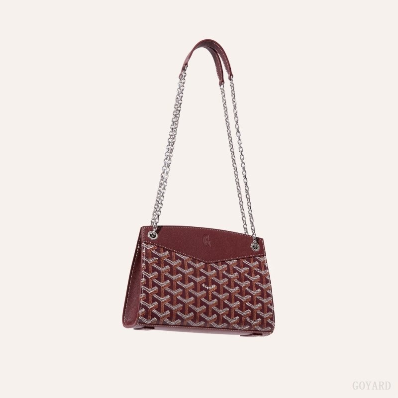 Goyard Rouette Structuré Mini Bag Bordeaux | FHZS5229