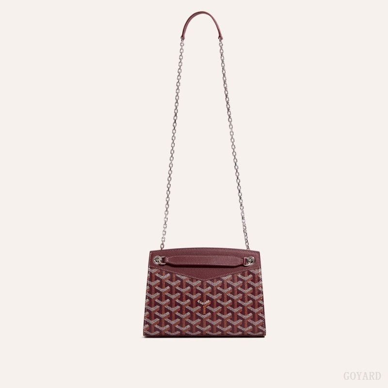 Goyard Rouette Structuré Mini Bag Bordeaux | FHZS5229