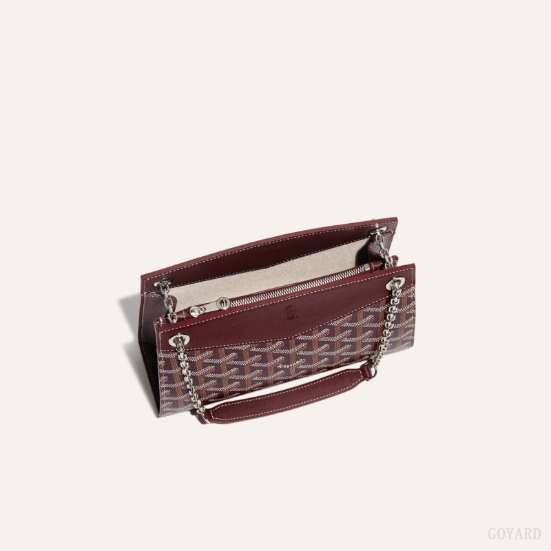 Goyard Rouette Structuré Mini Bag Bordeaux | FHZS5229