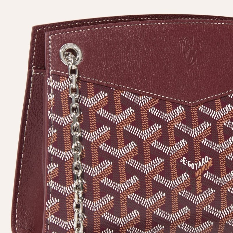 Goyard Rouette Structuré Mini Bag Bordeaux | FHZS5229