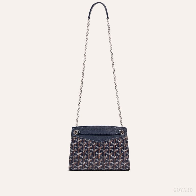 Goyard Rouette Structuré Mini Bag Mørkeblå Blå | YQIE1953