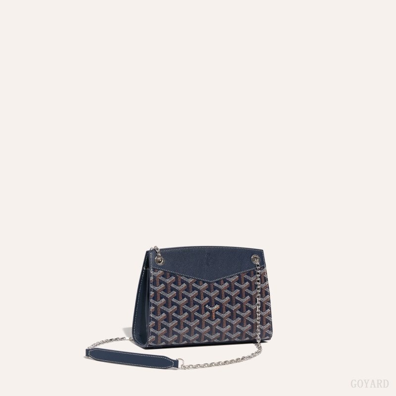 Goyard Rouette Structuré Mini Bag Mørkeblå Blå | YQIE1953