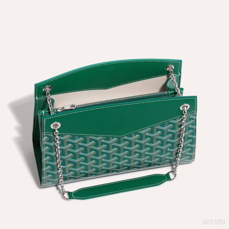 Goyard Rouette Structuré PM Bag Grøn | MWQC5932