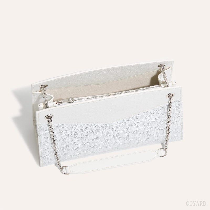 Goyard Rouette Structuré PM Bag Hvide | HMZJ2114