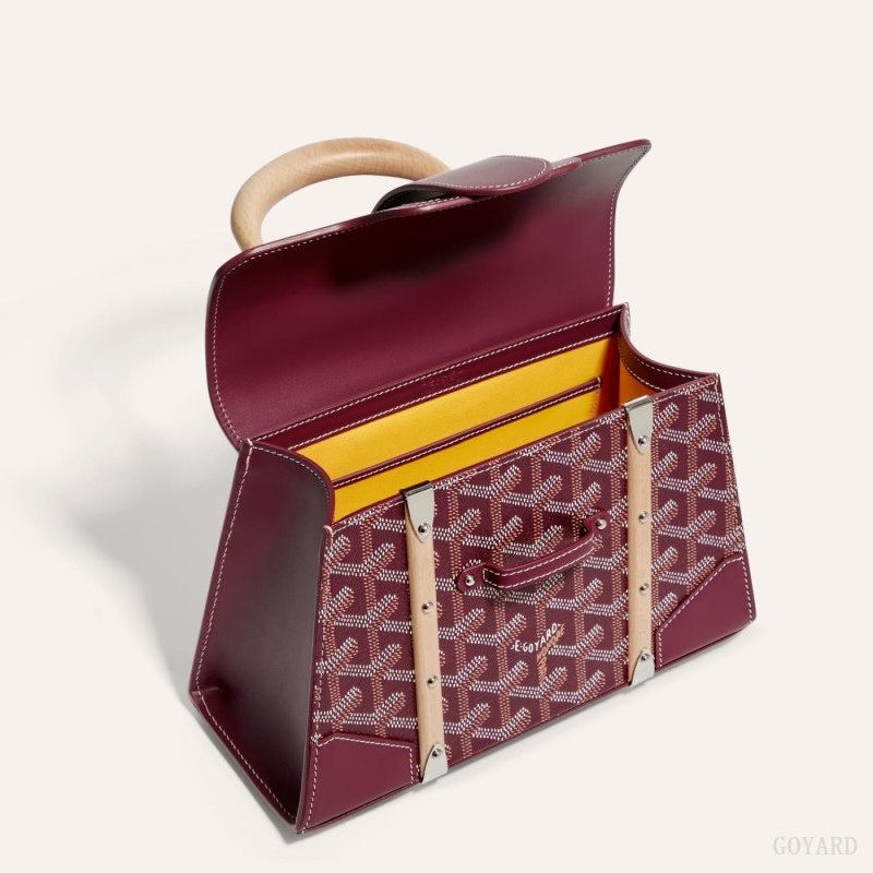 Goyard SAÏGON STRUCTURE MINI BAG Bordeaux | CGIW6647