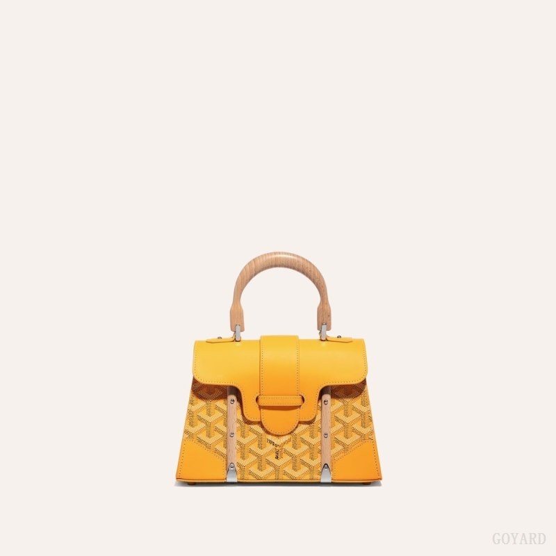 Goyard SAÏGON STRUCTURE MINI BAG Gul | TCNZ9037