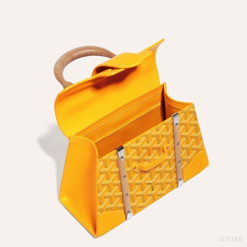 Goyard SAÏGON STRUCTURE MINI BAG Gul | TCNZ9037