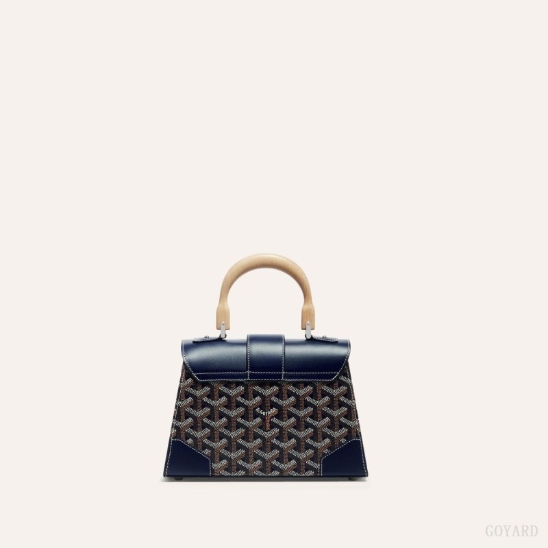 Goyard SAÏGON STRUCTURE MINI BAG Mørkeblå Blå | MXGQ9635