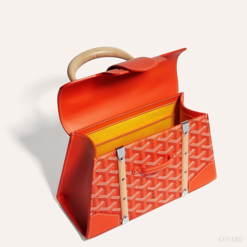 Goyard SAÏGON STRUCTURE MINI BAG Orange | MZST5782