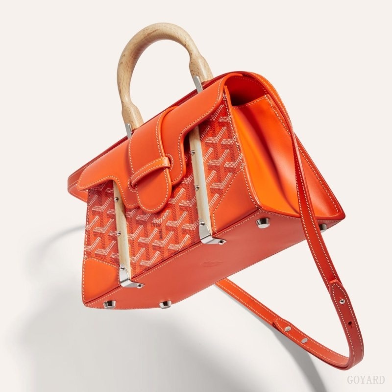 Goyard SAÏGON STRUCTURE MINI BAG Orange | MZST5782