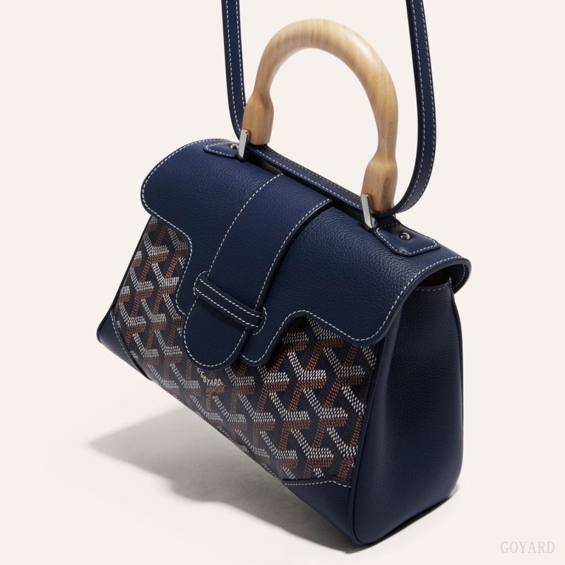 Goyard SAIGON SOUPLE MINI BAG Mørkeblå Blå | ILZC1301