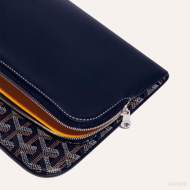 Goyard SAINTE-MARIE CLUTCH Mørkeblå Blå | EWXD1481