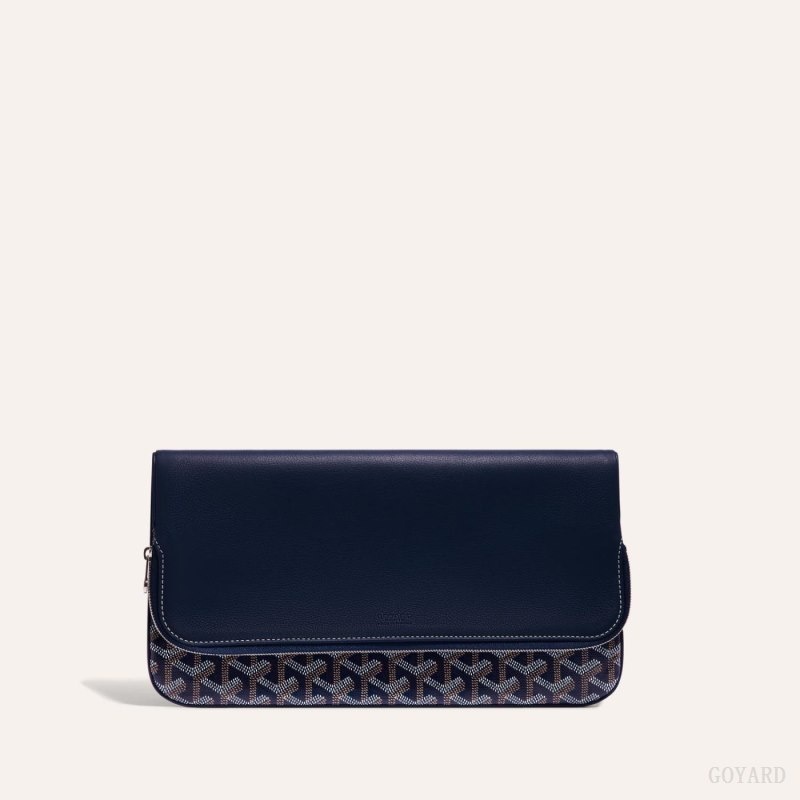 Goyard SAINTE-MARIE CLUTCH Mørkeblå Blå | EWXD1481