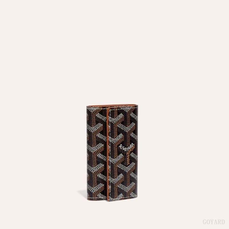 Goyard SAINT-MICHEL KEY RING Sort Brune | NYKK6696