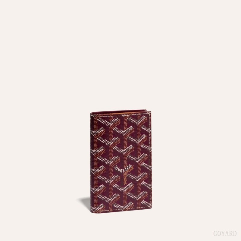 Goyard SAINT-PIERRE CARD WALLET Bordeaux | QBHD3983