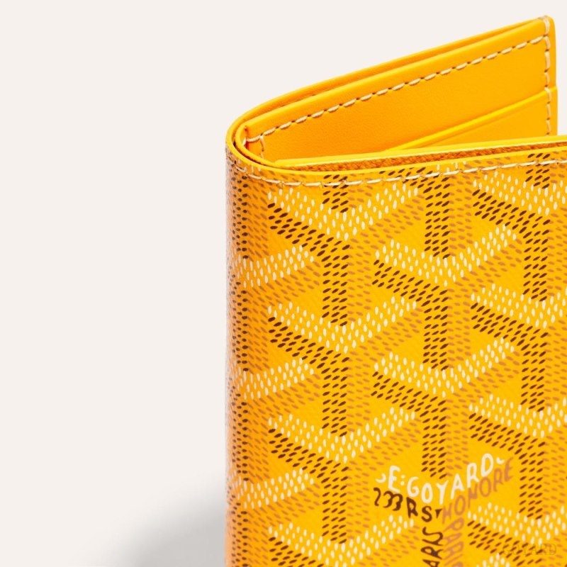 Goyard SAINT-PIERRE CARD WALLET Gul | VFZH9329