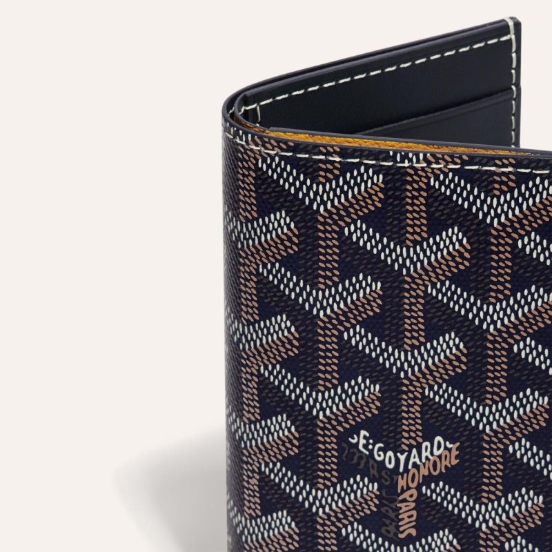 Goyard SAINT-PIERRE CARD WALLET Mørkeblå Blå | TZUP1402