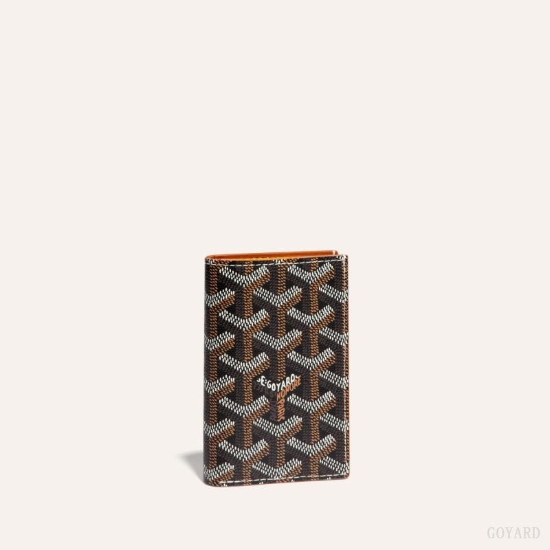 Goyard SAINT-PIERRE CARD WALLET Sort Brune | ROEL0351