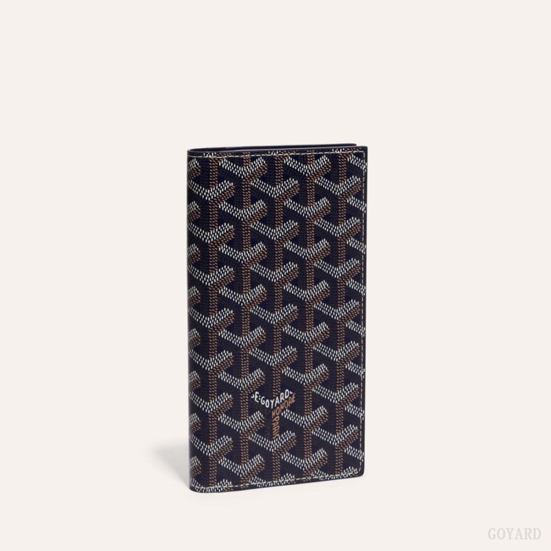 Goyard SAINT-ROCH WALLET Mørkeblå Blå | JQEX3729