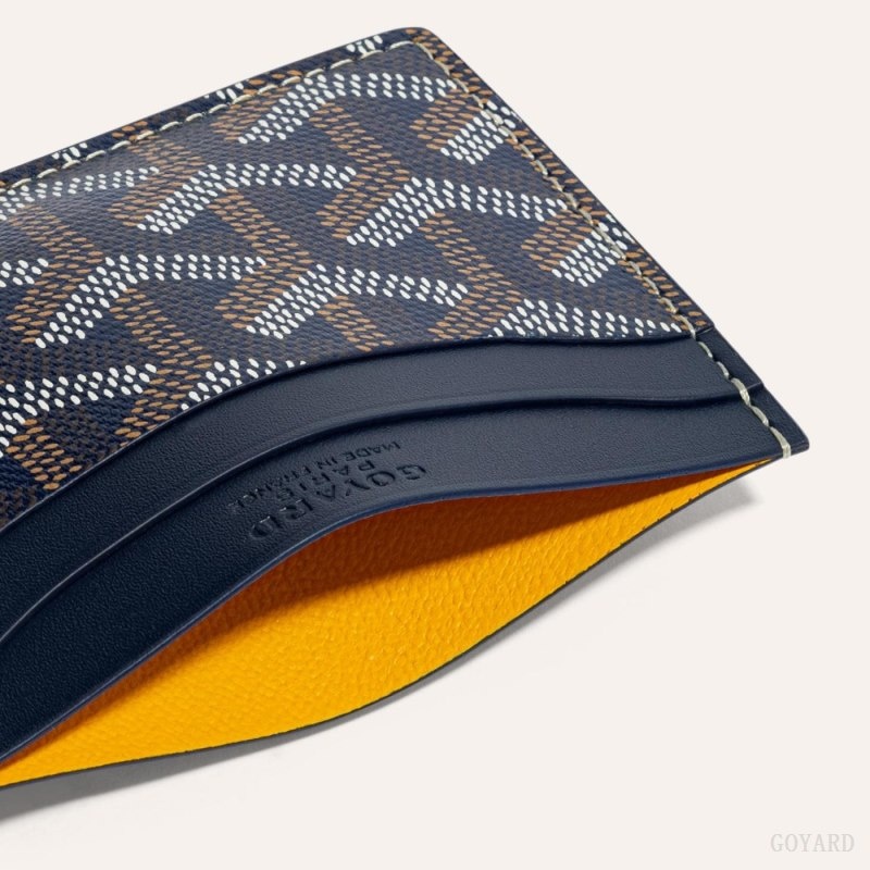 Goyard SAINT-SULPICE CARD WALLET Mørkeblå Blå | DTHP1562