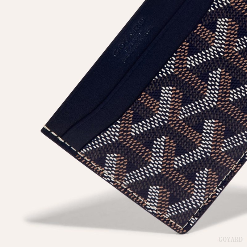 Goyard SAINT-SULPICE CARD WALLET Mørkeblå Blå | DTHP1562