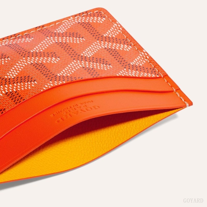 Goyard SAINT-SULPICE CARD WALLET Orange | AEUF3696