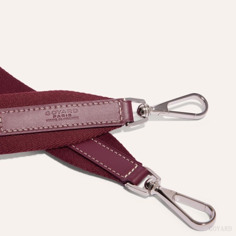 Goyard SANGLE MM STRAP Bordeaux | CHTJ4240