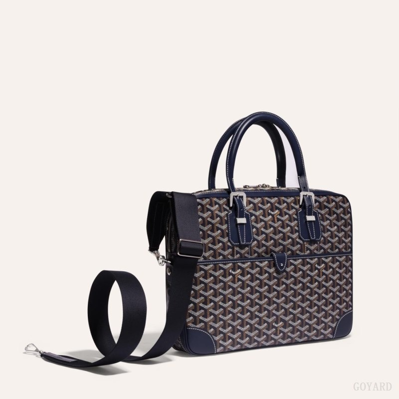 Goyard SANGLE MM STRAP Mørkeblå Blå | ANZR3845