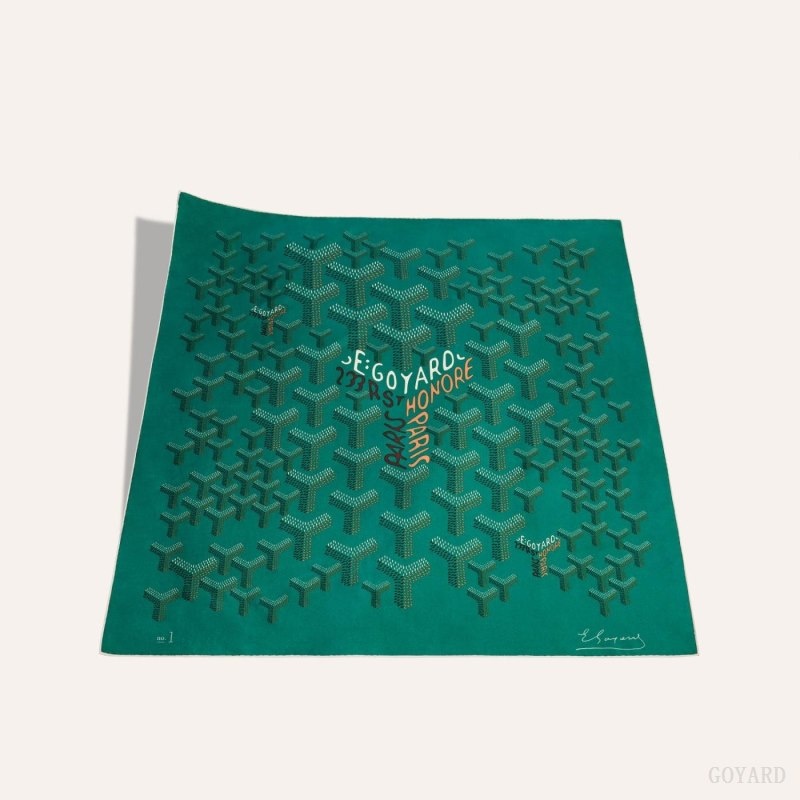 Goyard SCARF N°1 Grøn | BILH1505