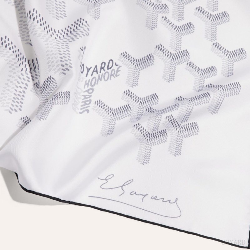 Goyard SCARF N°1 Hvide | QKRO9383