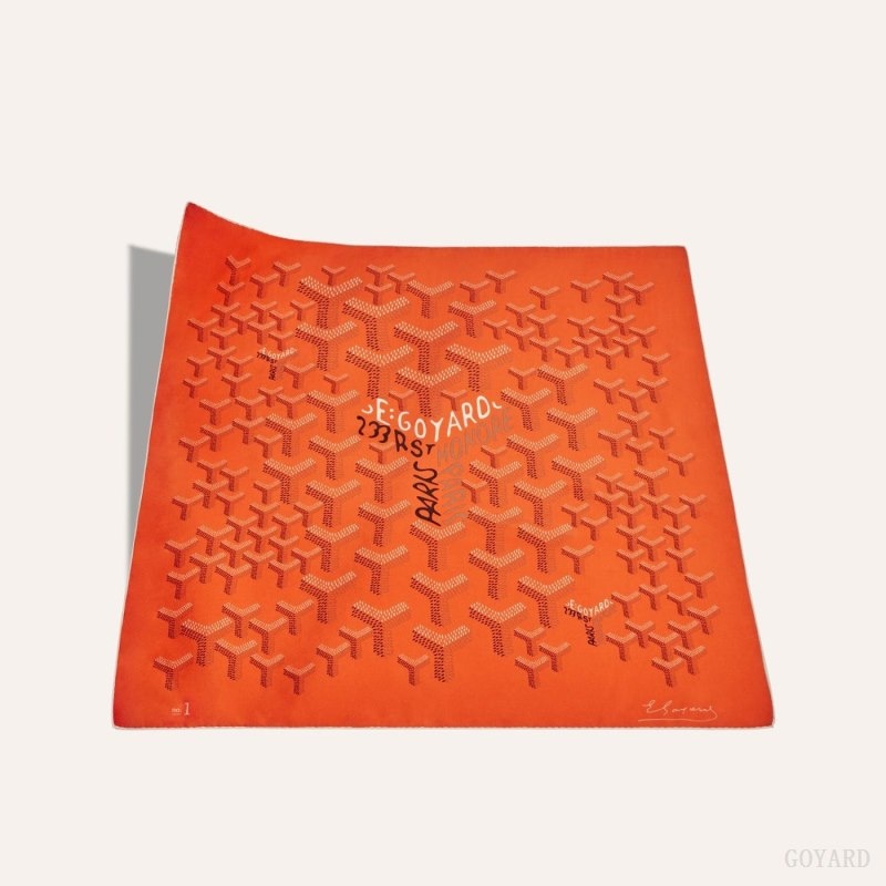 Goyard SCARF N°1 Orange | LYCG8973