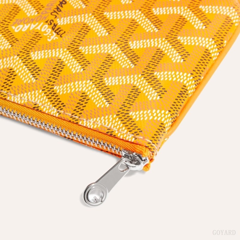 Goyard SÉNAT MINI WALLET Gul | VXMI9459