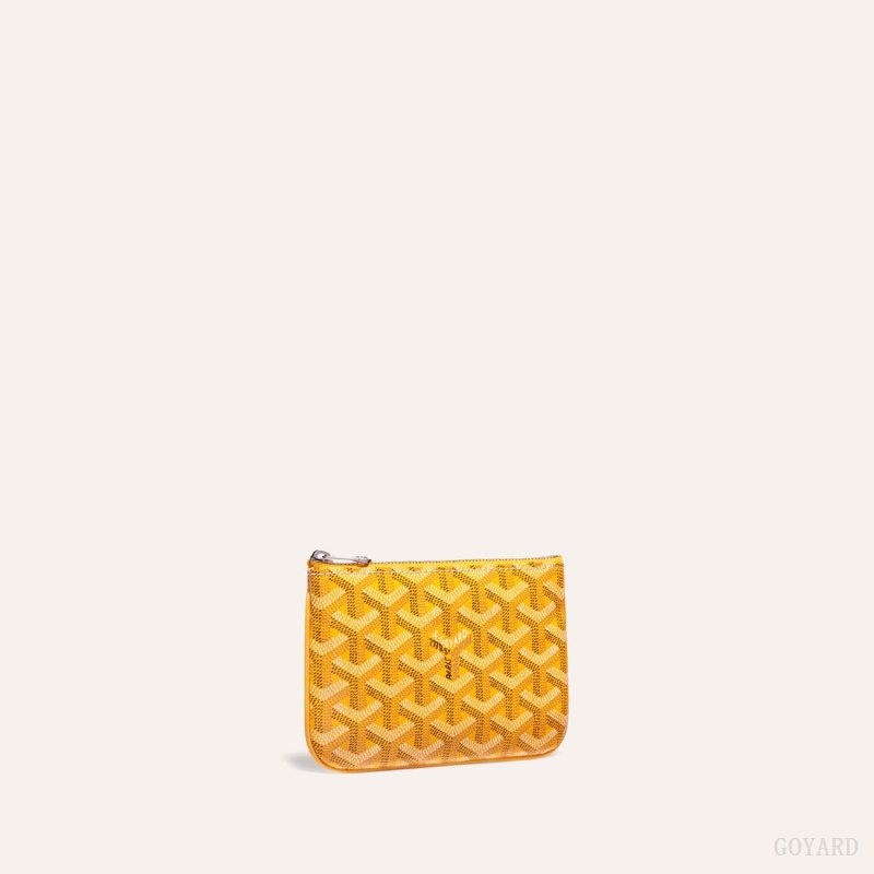 Goyard SÉNAT MINI WALLET Gul | VXMI9459