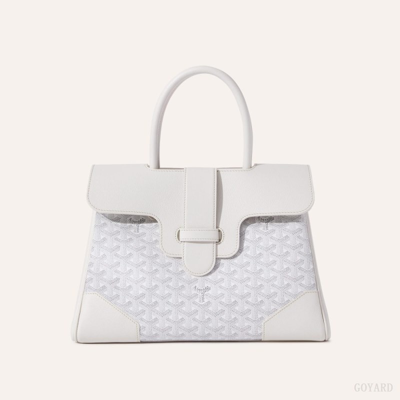 Goyard Saïgon tote bag Hvide | PNUZ9859