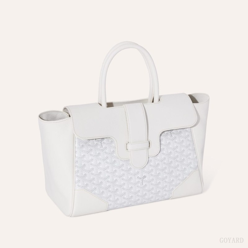 Goyard Saïgon tote bag Hvide | PNUZ9859