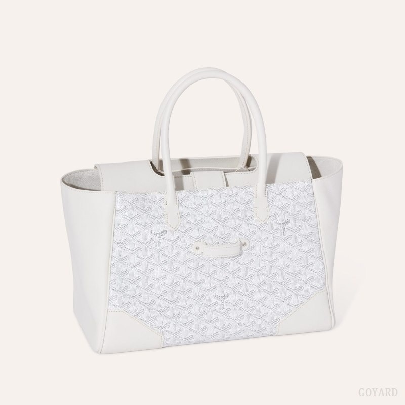 Goyard Saïgon tote bag Hvide | PNUZ9859